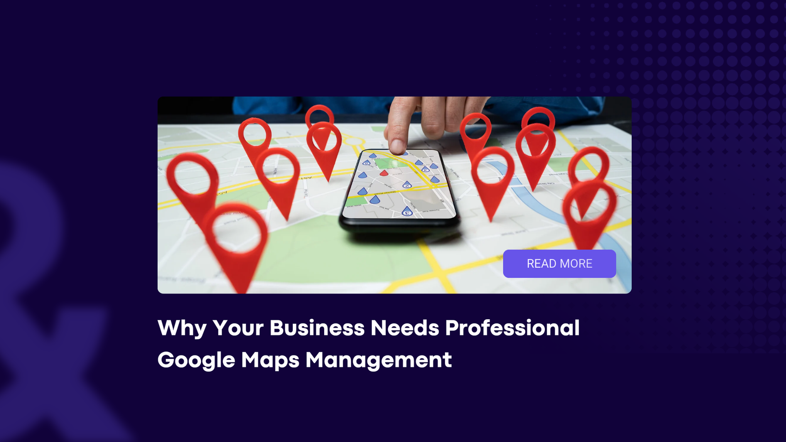 google maps management